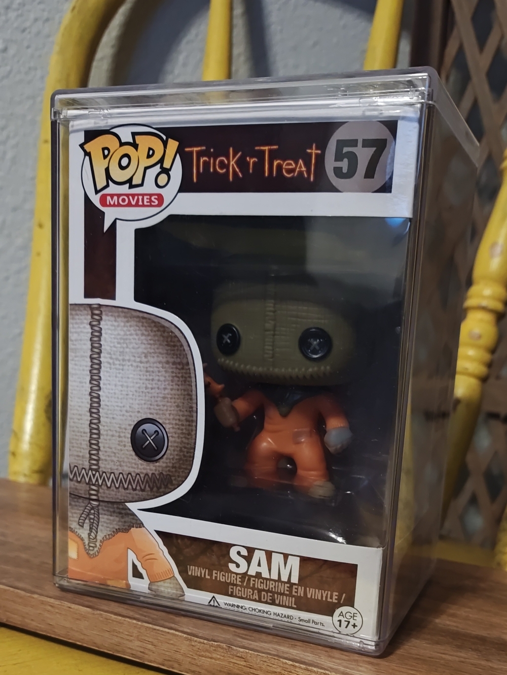 Funko Sam Vinyl Figure Orange & Olive Green - Trick 'r Treat (#57) MIB